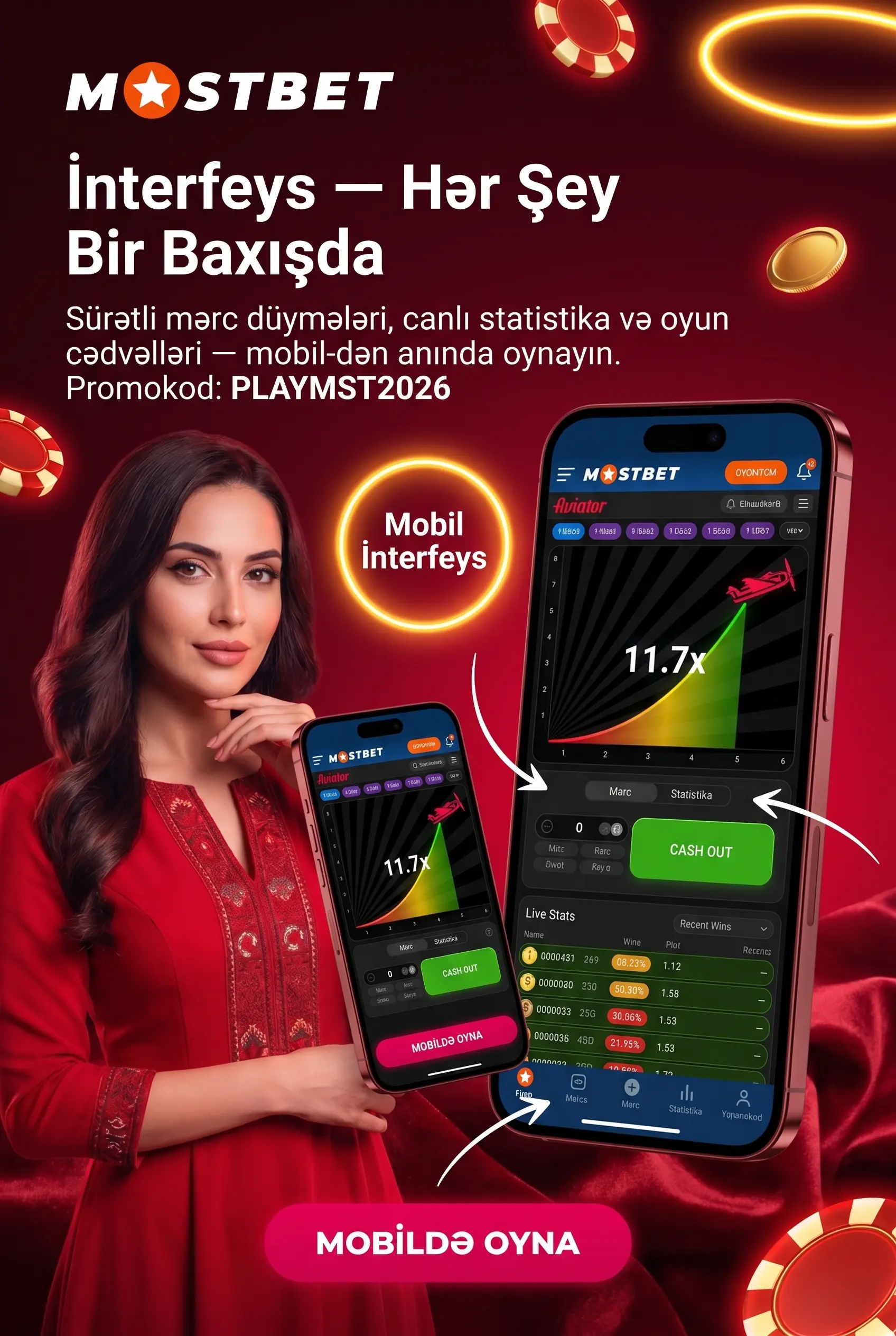 Oyun Cədvəlləri və İnterfeys Elementləri