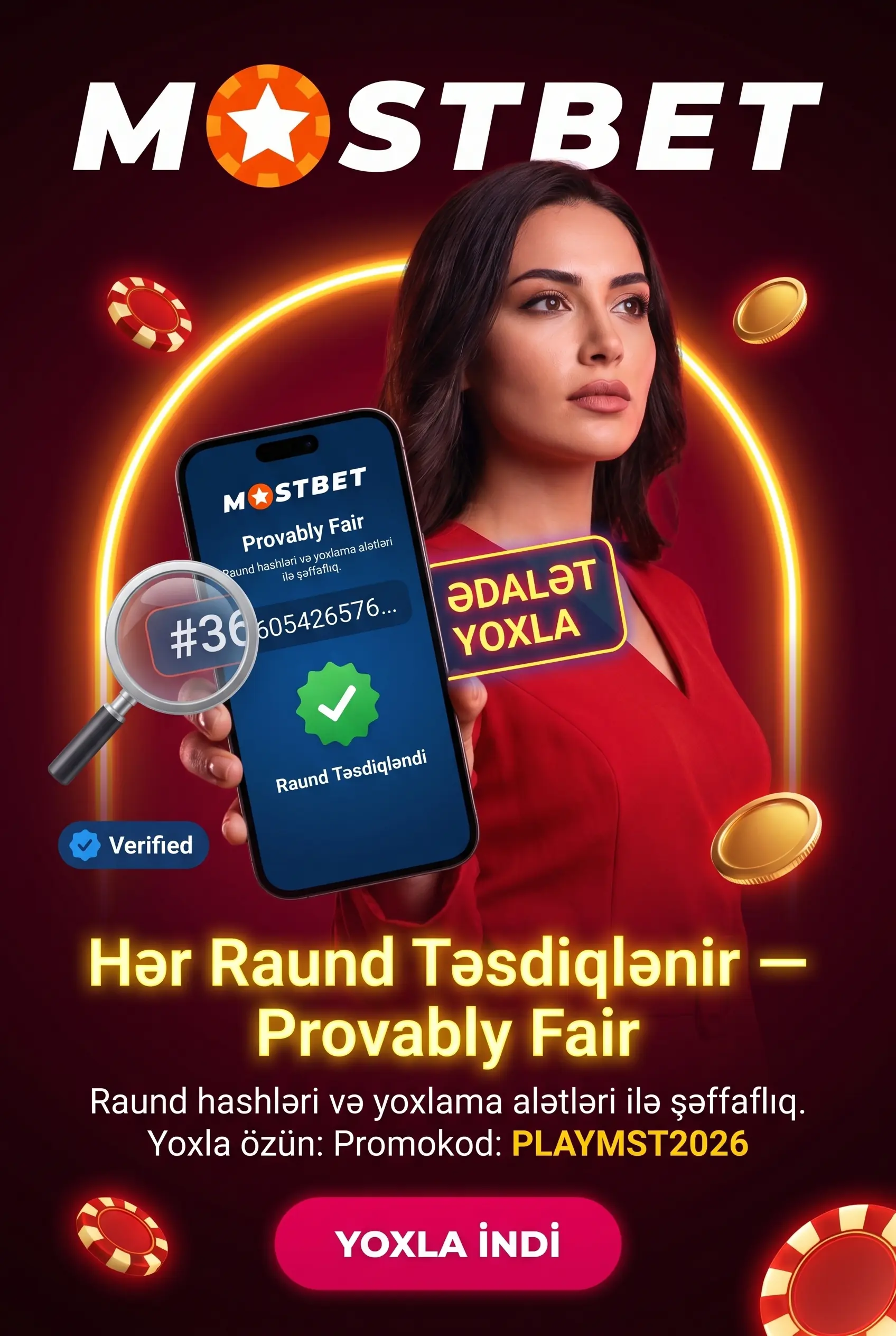 Provably Fair Yoxlama Nöqtələri