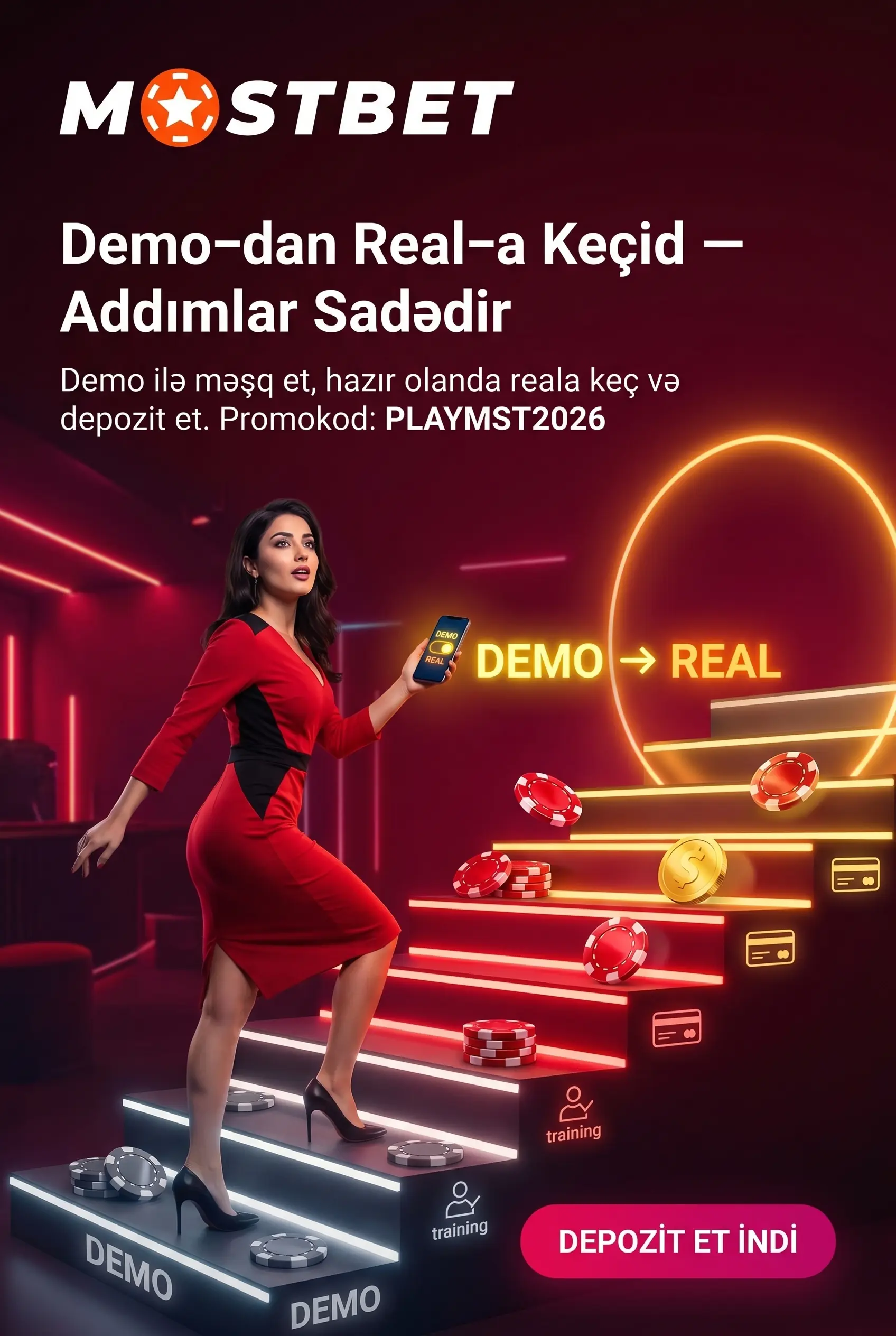 Demo Rejimdən Real Pula Keçid